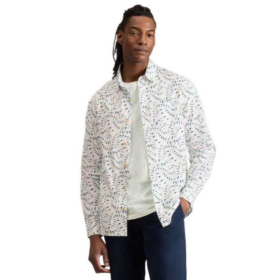 White Stuff Finsbury Swim Fish Print Shirt
